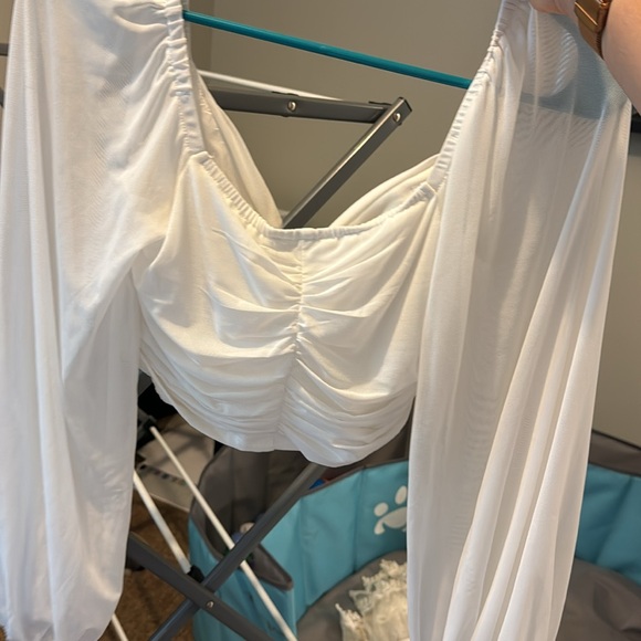 Long sleeve crop top - Picture 2 of 2